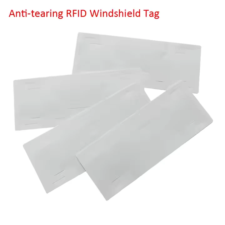 Passive UHF RFID windshield tag for vehicle identification